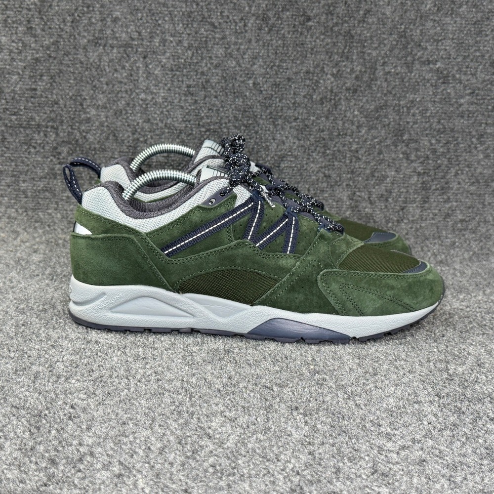 Karhu Fusion 2.0 Athletic Shoes Men's‎ 11.5 Kombu Green Night Sky Retro Sneakers